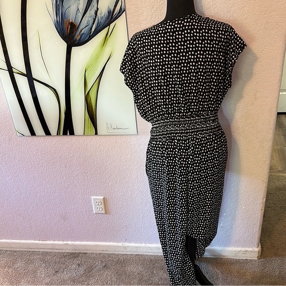 Max Studio polka dot jumpsuit size large - Picture 4 of 5